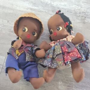 Folk Art Doll Set